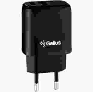Мережевий зарядний пристрій Gelius Pro X-Duo GP-HC014 USB+Type-C QC3.0, PD20W Black