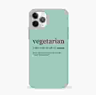 Чохол Pump Silicone Minimalistic Case for iPhone 11 Pro Vegetarian Wiki