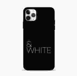 Чохол Pump Silicone Minimalistic Case for iPhone 11 Pro Max Black&White