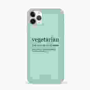 Чохол Pump Silicone Minimalistic Case for iPhone 11 Pro Max Vegetarian Wiki