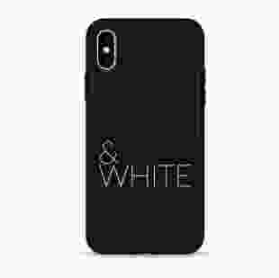 Чохол Pump Silicone Minimalistic Case for iPhone X/XS Black&White