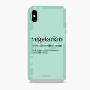 Чохол Pump Silicone Minimalistic Case for iPhone X/XS Vegetarian Wikii