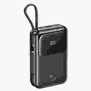 Універсальна портативна батарея XO PR234 20000mAh PD20W + QC 22.5W with iP Black