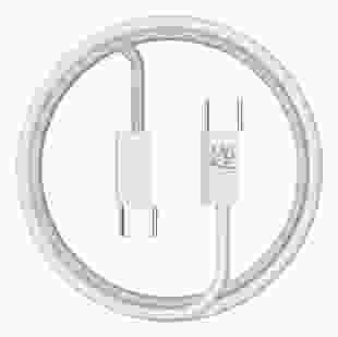 Зарядний кабель MAKE Type-C to Type-C PD 65W 1м Nylon White