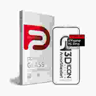 Захисне скло ArmorStandart Icon 3D для Apple iPhone 15 Pro Black