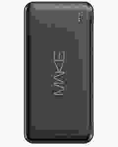 Зовнішній акумулятор (павербанк) MAKE Power Bank 20000 mAh 10W 2A+2A Black