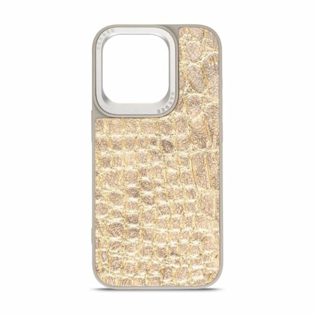 Захисний чохол Harder Crocosaur для Apple iPhone 15 Pro Max Titanium