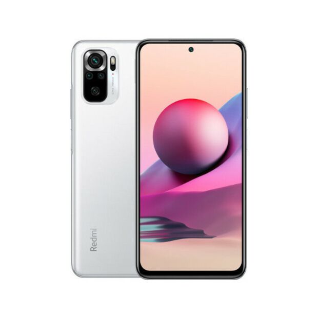 Смартфон Xiaomi Redmi Note 10S 6/64GB Pebble White (MZB08Y3EU)