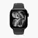 Смарт-годинник Apple Watch Series 11 GPS 46mm Jet Black Aluminium Case with Black Sport Band - M/L (MEUX4)