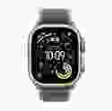 Смарт-годинник Apple Watch Ultra 3 GPS + Cellular 49mm Natural Titanium Case with Green/Neon Trail Loop - S/M (MF1V4+MFT44)