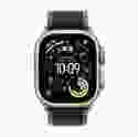 Смарт-годинник Apple Watch Ultra 3 GPS + Cellular 49mm Natural Titanium Case with Black/Charcoal Trail Loop - M/L (MF1V4+MFT94)