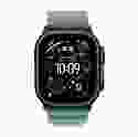 Смарт-годинник Apple Watch Ultra 3 GPS + Cellular 49mm Black Titanium Case with Light Blue Alpine Loop - Medium (MF254+MG9L4)