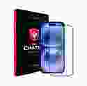 Захисне скло +NEU Chatel Corning Gorilla Glass With Mesh для iPhone 16 Plus Front Black