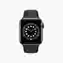Смарт-годинник Apple Watch Series 6 GPS 44mm Space Gray Aluminum Case with Black Sport Band (M00H3)