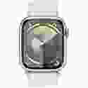 Смарт-годинник Apple Watch Series 9 GPS 45mm Starlight Aluminum Case w. Starlight Sport Loop (MR983)