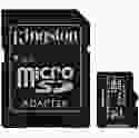 Карта пам'яті Kingston 128GB microSDXC C10 UHS-I R100MB/s + SD