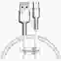 Кабель Baseus Cafule Metal Data Type-C 66W (1m) White