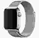 Ремінець Milanese Loop Design для Apple watch 42mm/44mm/45mm/49mm (Срібний)