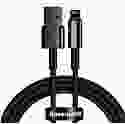 Кабель Baseus Tungsten Gold Fast Charging Lightning 2.4A (2m) Black