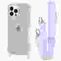 Чохол WAVE Clear Case With Strap iPhone 15 Pro Max (Light Purple)