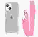 Чохол WAVE Clear Case With Strap iPhone 14 (Pink)