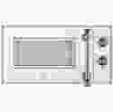 Electrolux EMM20000O*[Мікрохвильова піч Rococo, 20л, мех. керування, 700Вт, шампань]