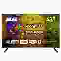 Телевізор 2E 43" LED 4K 60Hz Smart Google TV Black