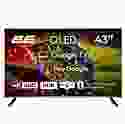 Телевізор 2E 43" QLED 4K 60Hz Smart Google TV Black