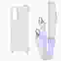 Чохол з ремінцем WAVE Clear Case With Strap Samsung Galaxy A15 4G/5G Light Purple