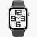 Смарт-годинник Apple Watch SE 2 GPS + Cellular 44mm Silver Aluminum Case with Storm Blue Sport Band - M/L (MRHH3)
