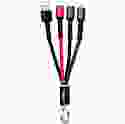 Дата-кабель USB Gelius Pro Splitter 3in1 GP-UC130 Black