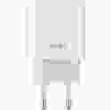 Мережевий зарядний пристрій Gelius Merge GP-HC060 GAN USB+Type-C 35W (QC/PD/PPS) White
