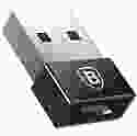 Перехідник Baseus USB to USB-C Exquisite Black (CATJQ-A01)