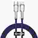 Кабель Baseus Cafule Metal Type-C to Lightning PD 20W (1m) Purple