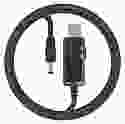 Кабель живлення для роутера/модема MAKE USB to DC 9/12V 1 м Black