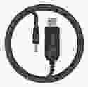 Кабель живлення для роутера/модема MAKE USB to DC 9V 1 м Black