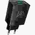 Мережевий зарядний пристрій MAKE 12W 2.4A+2.4A Black