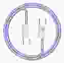 Зарядний кабель MAKE Type-C to Type-C PD 65W 1м Nylon Purple