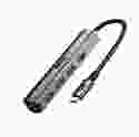 Хаб USB-C ArmorStandart Type-C to 4USB Grey