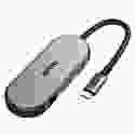 Хаб ArmorStandart USB Type-C to HD4K+LAN+PD+2USB+TF/SDcard Grey