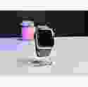 NEW NO BOX Apple Watch Series 9 GPS + Cellular 45mm Silver Stainless Steel Case with Storm Blue Sport Band - M/L