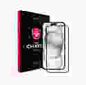 Захисне скло +NEU Chatel Corning Gorilla Glass With Mesh для iPhone 15 Plus Front Black