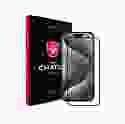 Захисне скло +NEU Chatel Corning Gorilla Glass With Mesh для iPhone 15 Pro Front Black