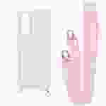 Чохол з ремінцем WAVE Clear Case With Strap Samsung Galaxy A15 4G/5G Pink Sand