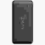 Зовнішній акумулятор (павербанк) MAKE 20000 mAh 20W PD+QC Black